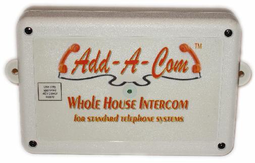 Add-A-Com Whole House Intercom for Standard Telephone Systems